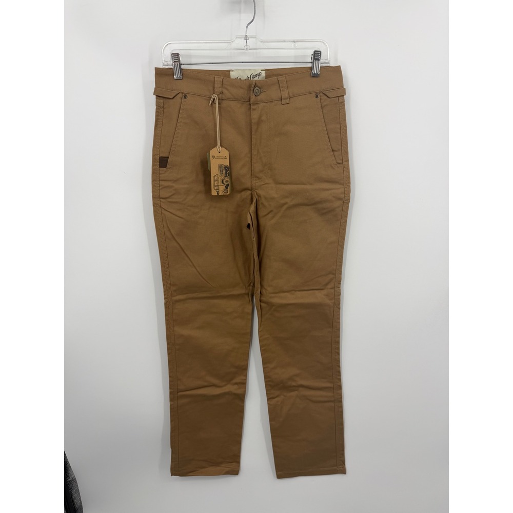 Duck Camp Brush Pants Mens 30 Brown Nylon Blend Triple Stitched Outdoor Utility